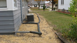proper placement of gutters and downspouts can direct water away from your house 300x168